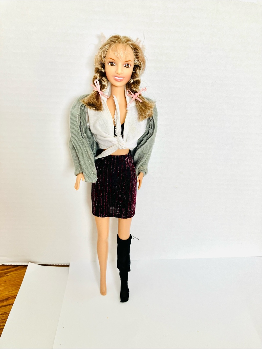 Britney Spears 1999 Hit Me Baby One More Time Fashion Doll Incomplete PA Read